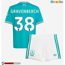 Otroške Nogometnih dresov Liverpool Ryan Gravenberch #38 Tretji 2025-26 Kratki rokavi (+ hlače)